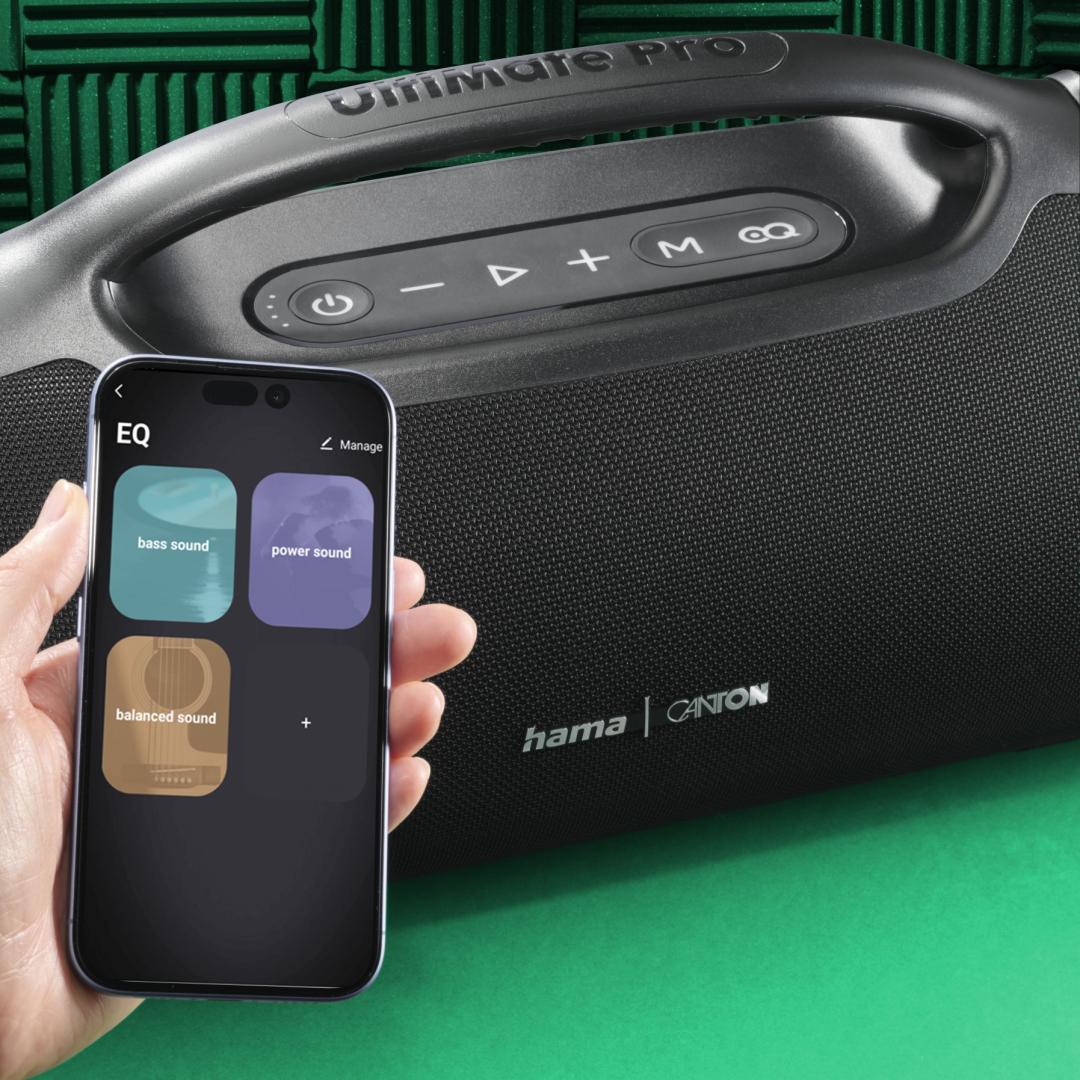 Digital Audio Bluetooth-Sound von Hama mit Equalizer-Einstellungen per App - News, Bild 