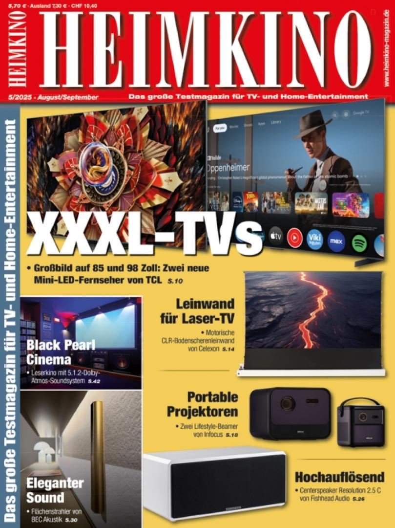 Sonstiges Im Test: Portable Projektoren - Centerspeaker - Leinwand für Laser-TV - News, Bild 