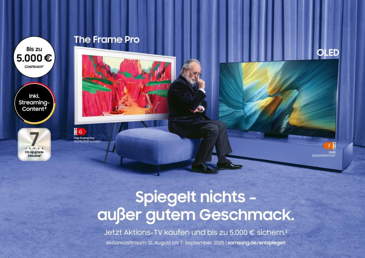 Streaming Bis Ende Oktober: Samsung spendiert Streaming-Paket gratis bei TV-Kauf dazu - News, Bild 