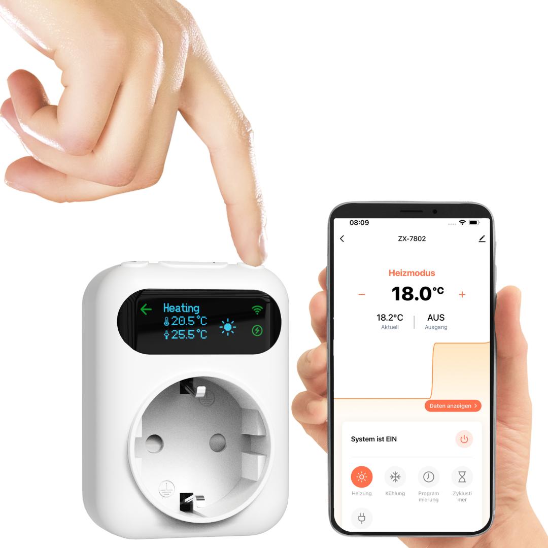 Smart Home WLAN-Steckdosen-Thermostat für Heiz- und Klimageräte - News, Bild 